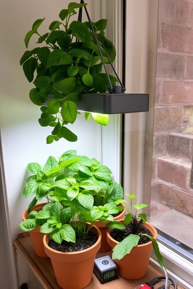 led fluorescent year round gardening