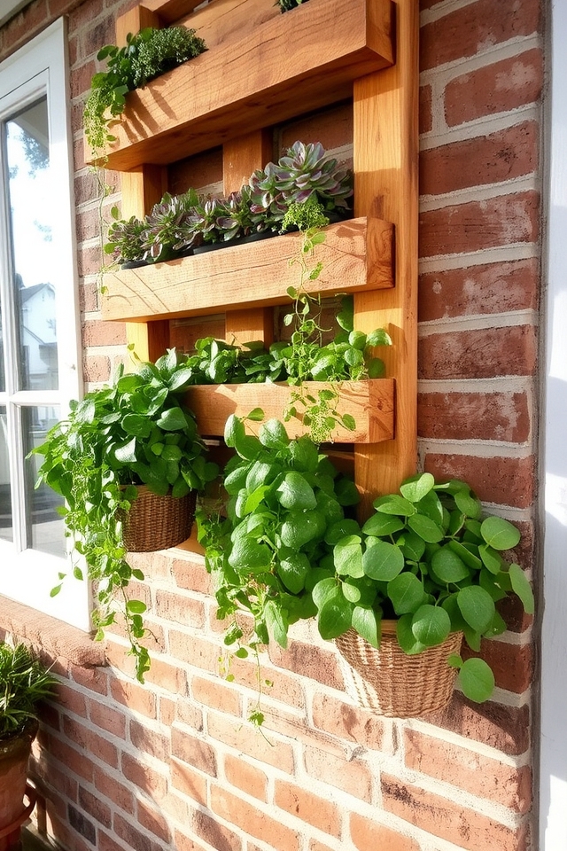 sustainable space saving planters