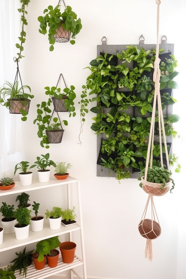 wall mounted vertical gardens