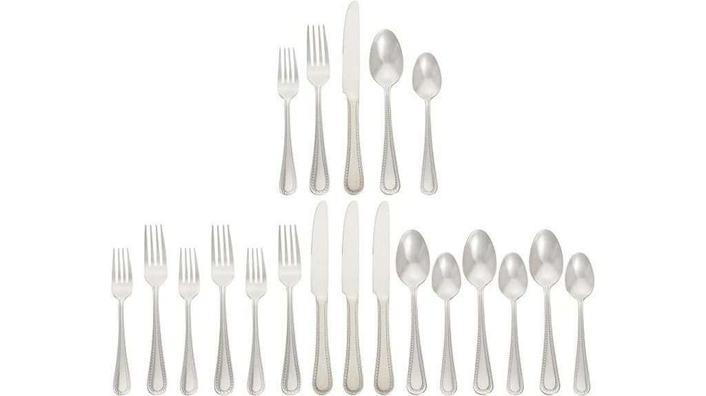 20 piece silverware set