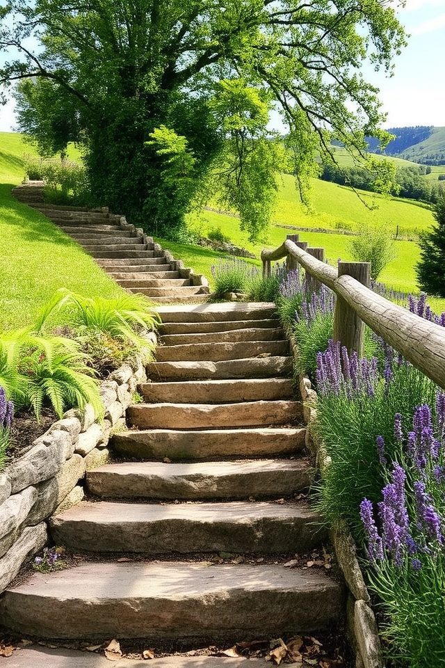accessible garden steps design