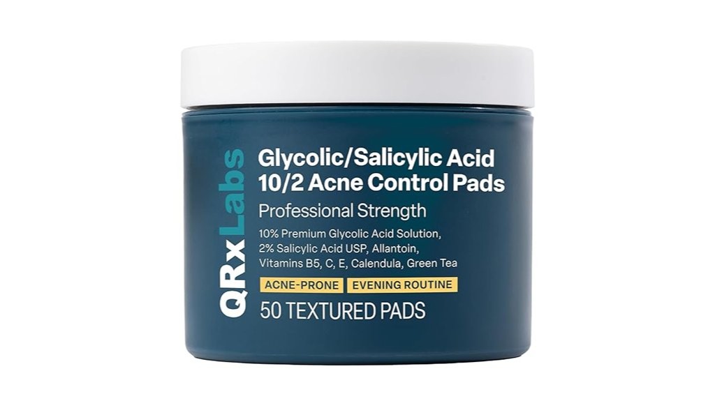 acne control treatment pads