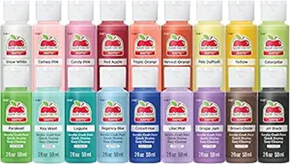 acrylic craft paint set