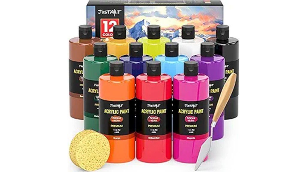 acrylic paint bottle set