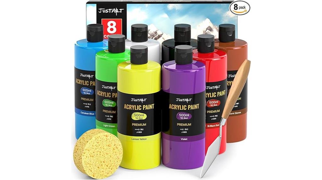 acrylic paint bottle set