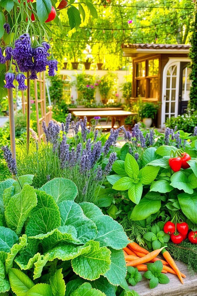 aesthetic functional food gardens
