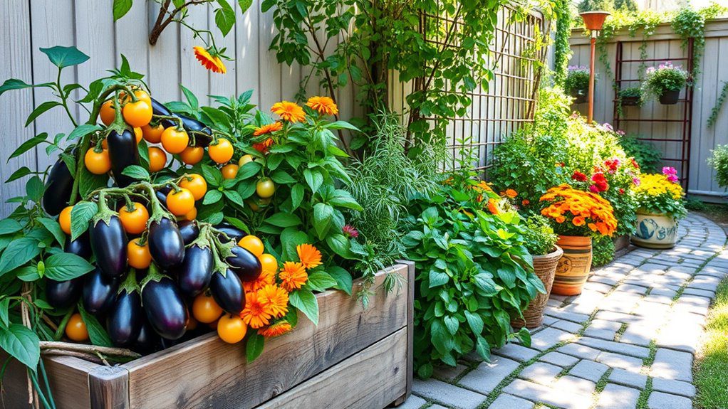 aesthetically pleasing productive gardens