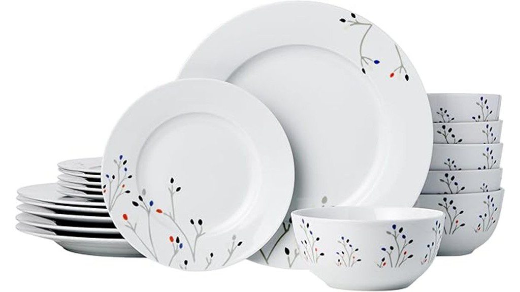 affordable 18 piece dinnerware set