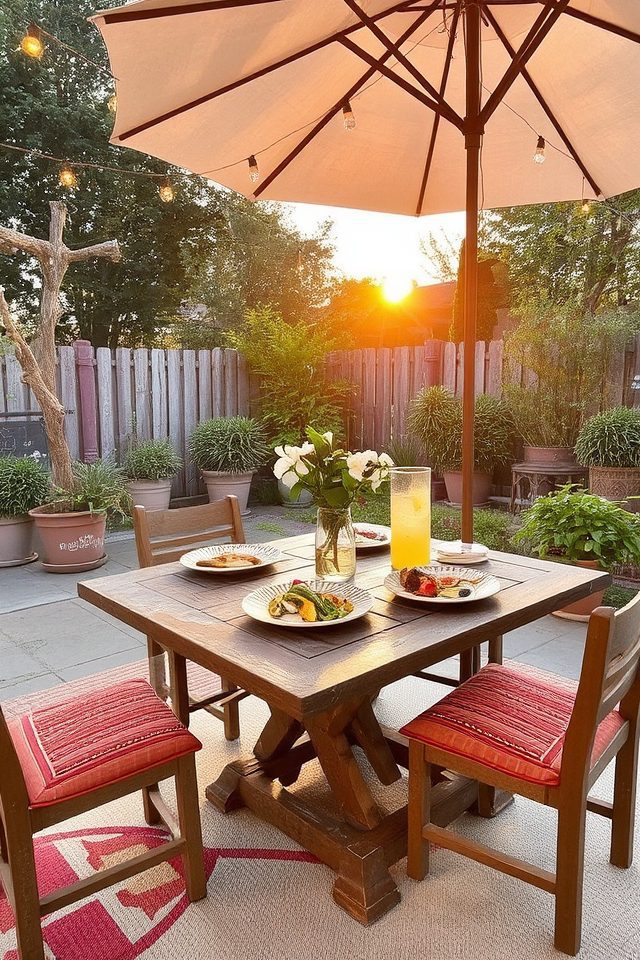 al fresco dining experience