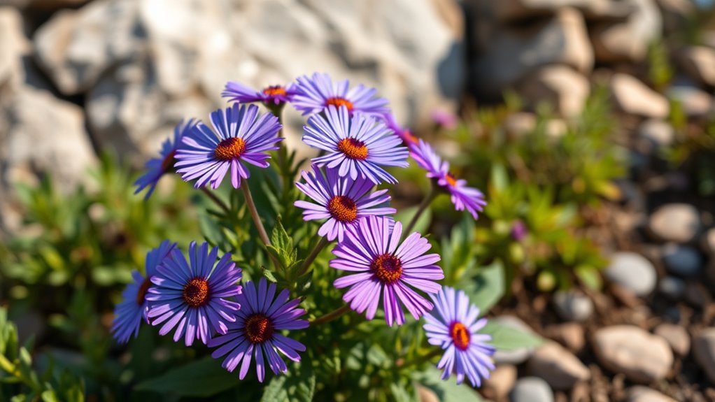 alpine beauty with pollinators