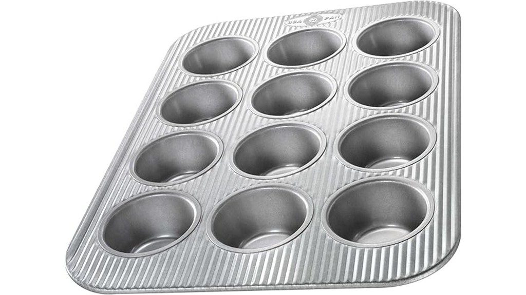 aluminized steel muffin pan