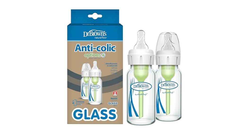 anti colic glass baby bottles