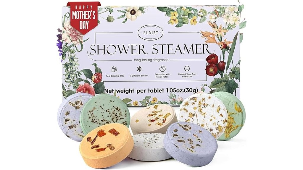 aromatherapy shower steamers pack