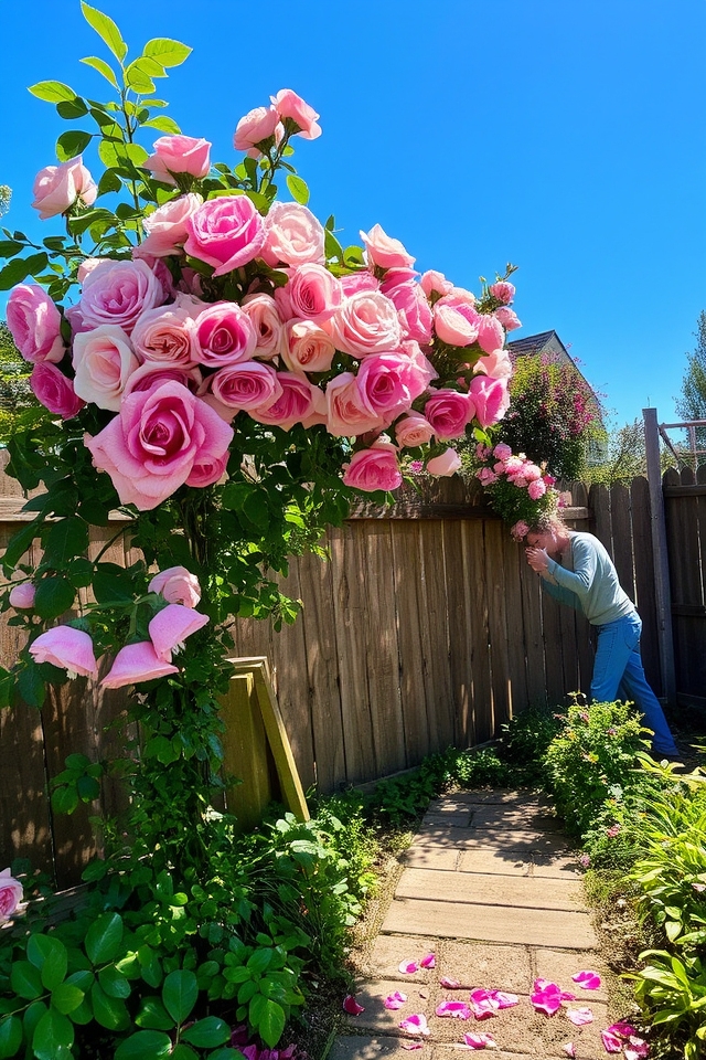 aromatic climbing rose gardening