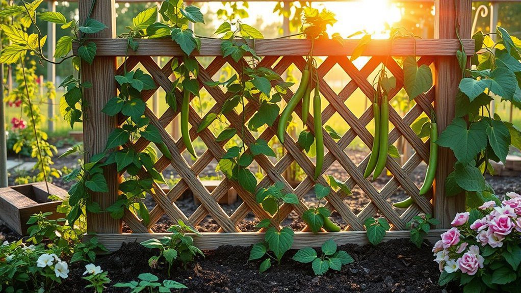 artful climbing plant support