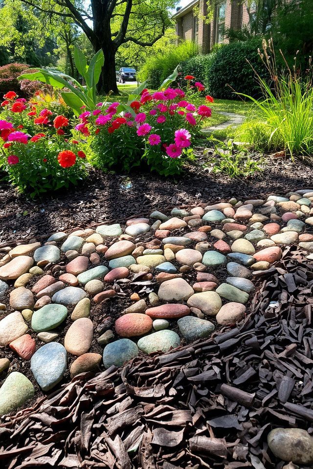 artistic landscape mulching techniques