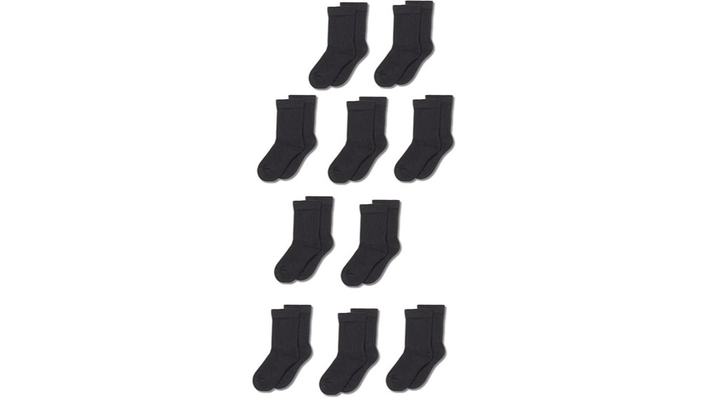 assorted cotton crew socks