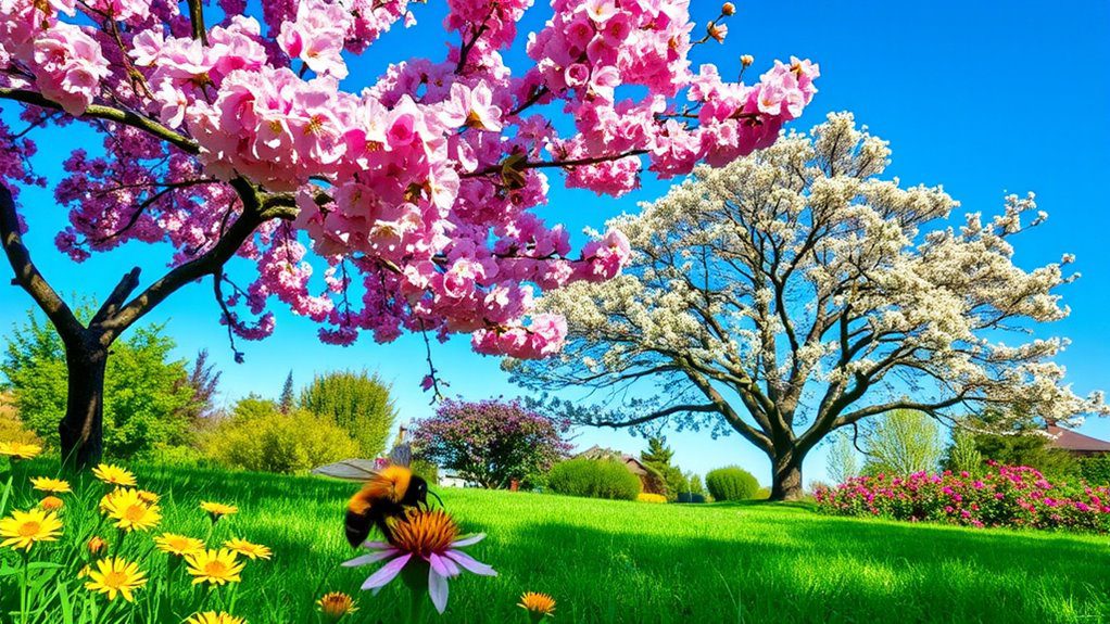 attracting pollinators with trees