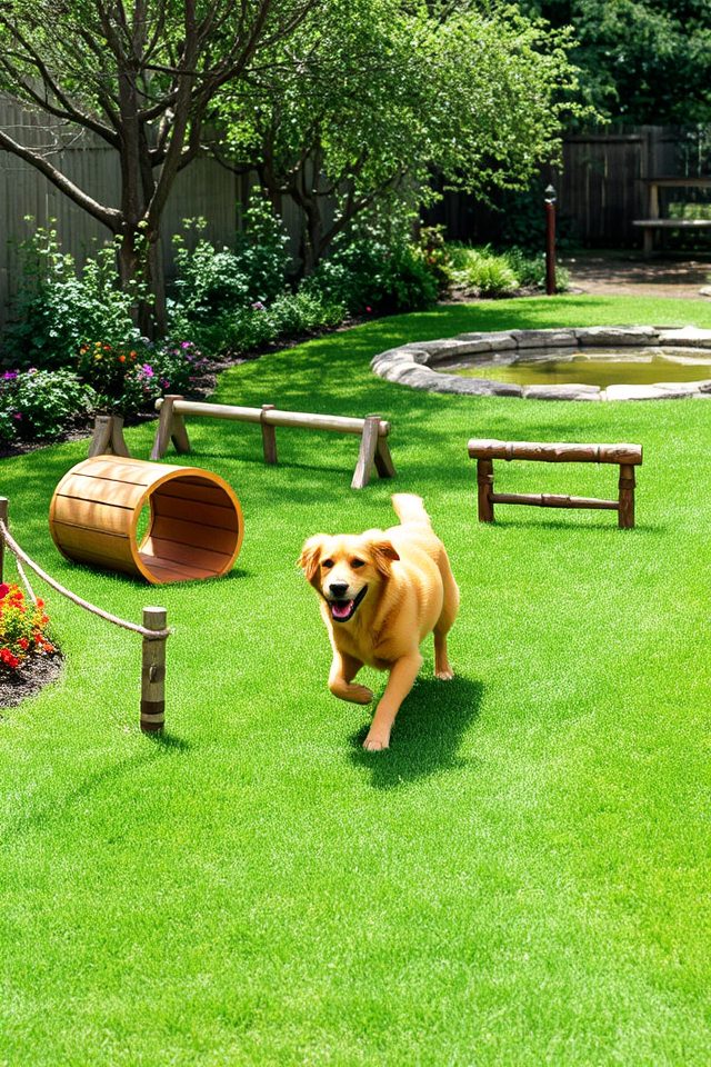 backyard dog adventure course