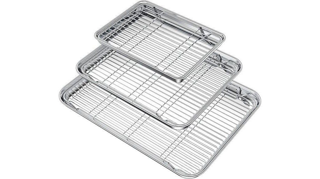 baking sheet and racks