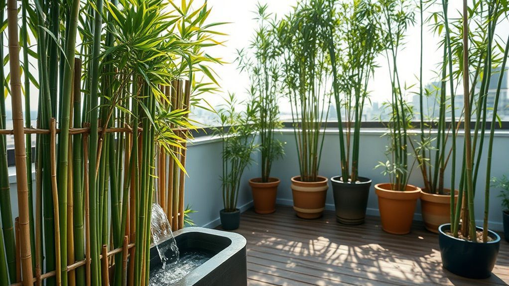 bamboo elements enhance tranquility
