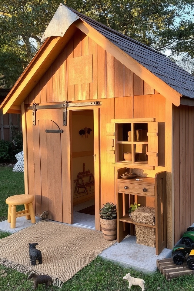 barn style playhouses durable