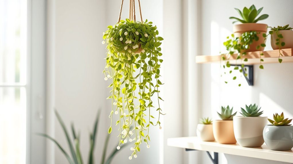 bead like trailing succulent plant