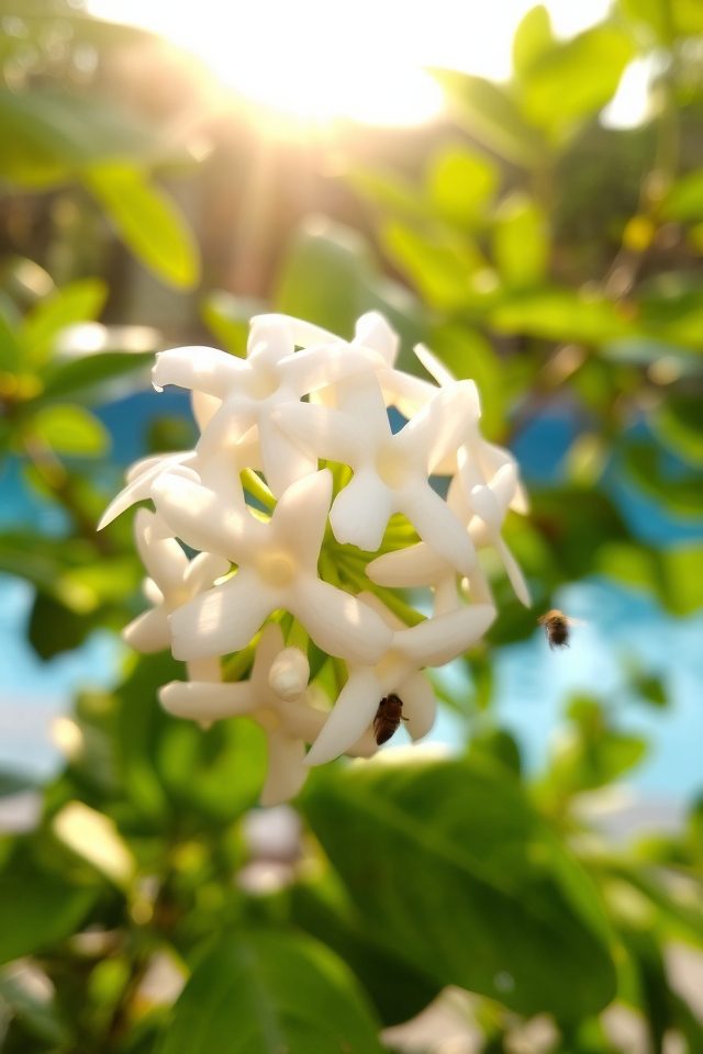 beautiful fragrant poolside vine