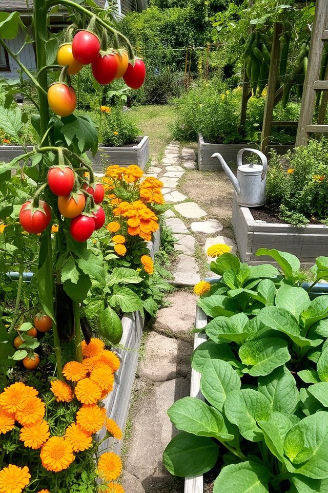 beautiful productive garden design