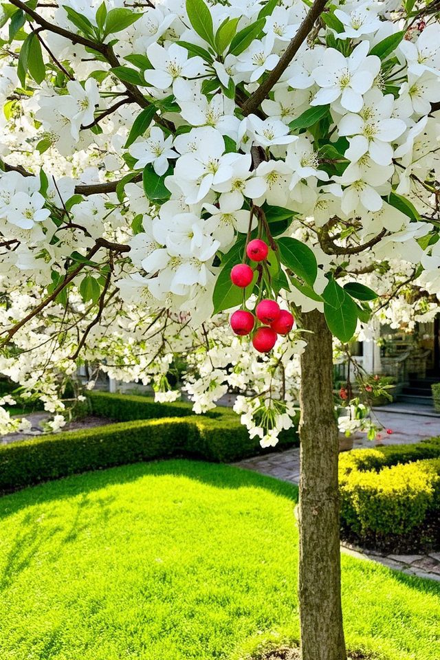 beautiful seasonal ornamental tree