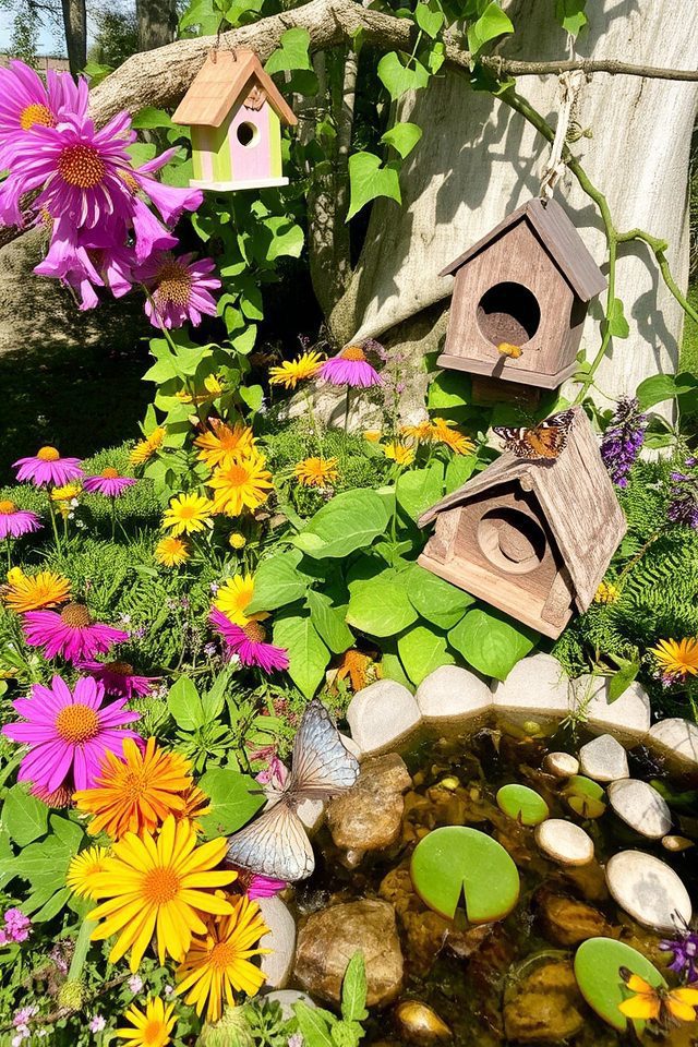 biodiversity through garden habitats