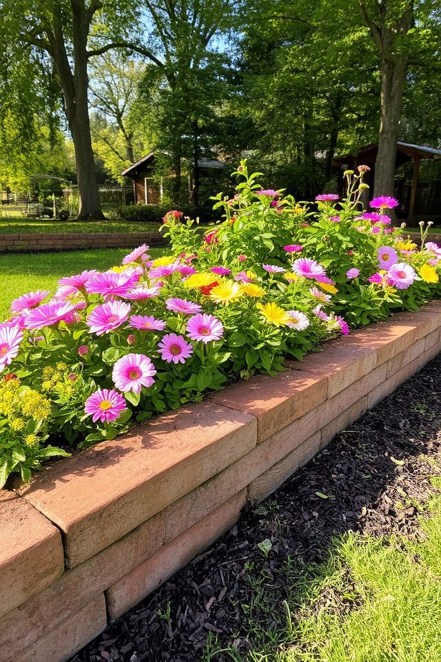 brick garden border design