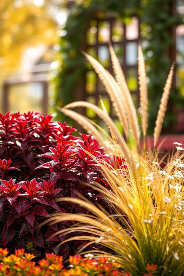 burgundy foliage low maintenance beauty