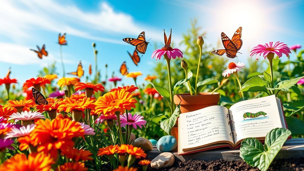 butterfly garden for kids