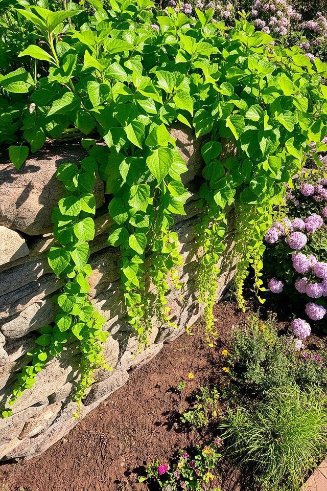 cascading vines enhance aesthetics