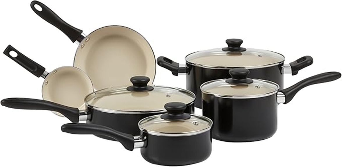 ceramic non stick cookware set