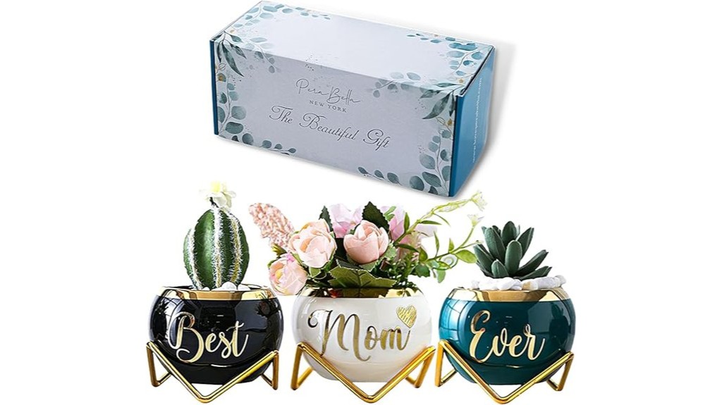 ceramic succulent planter gift