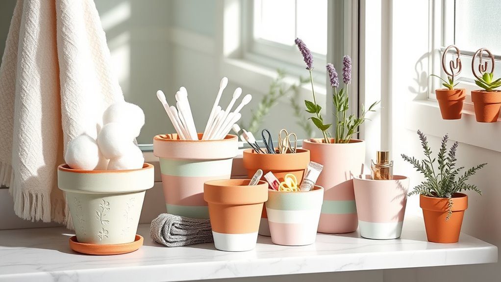 charming bathroom storage solution