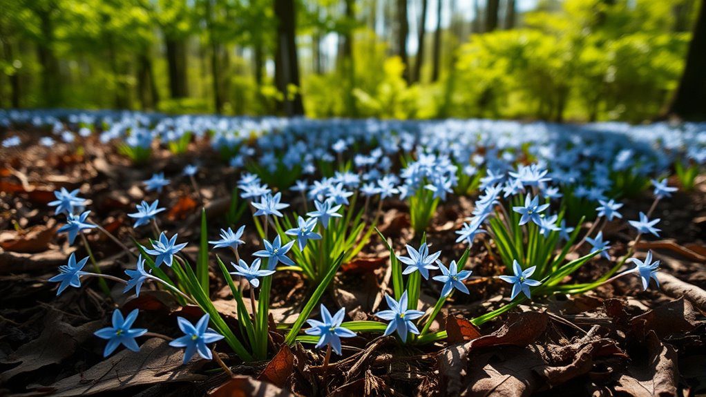 charming blue spring perennial