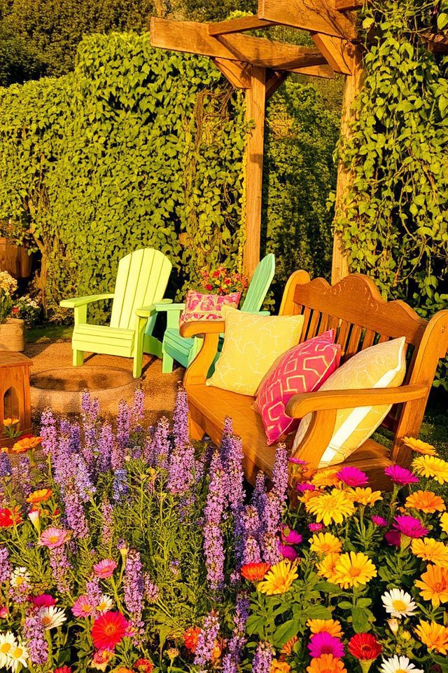 charming cozy outdoor seating