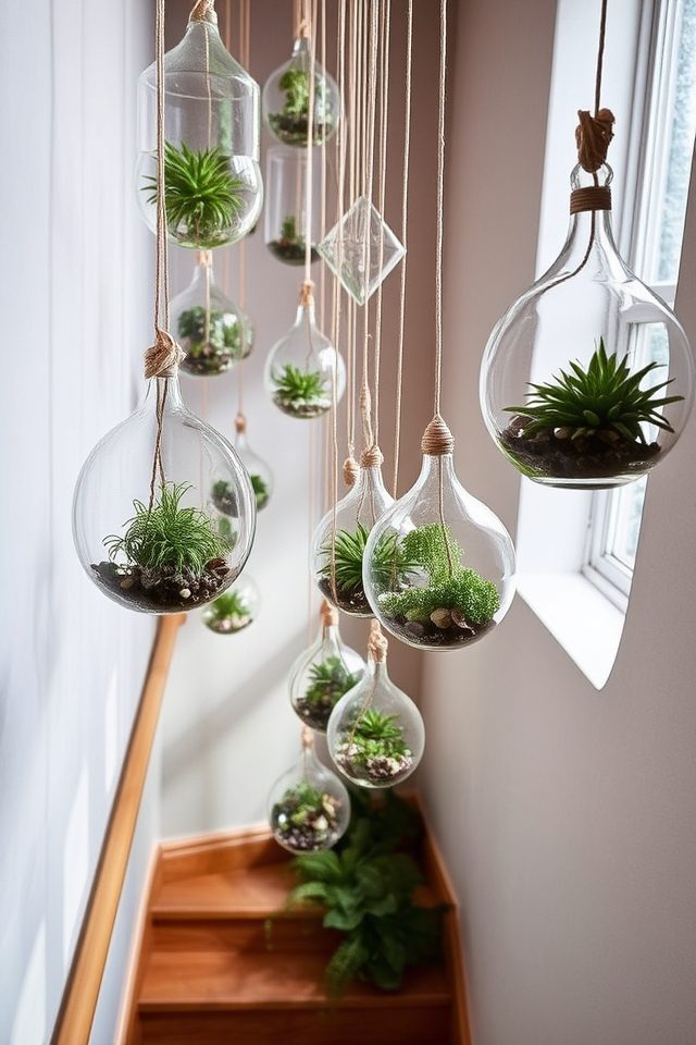 charming hanging terrariums decor