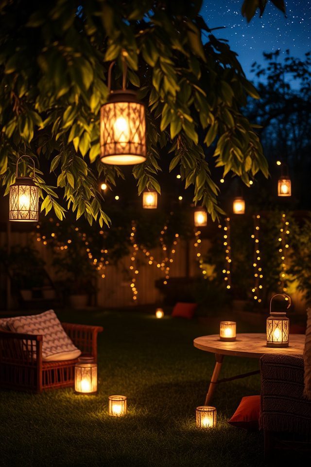 charming outdoor ambiance lighting