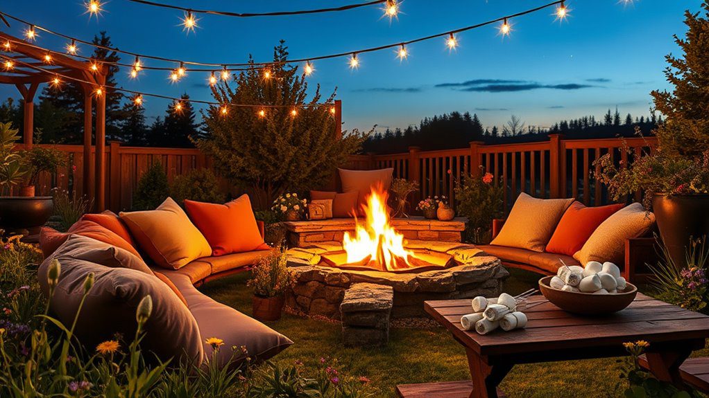charming outdoor fire pits