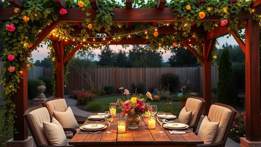 charming outdoor relaxation spaces