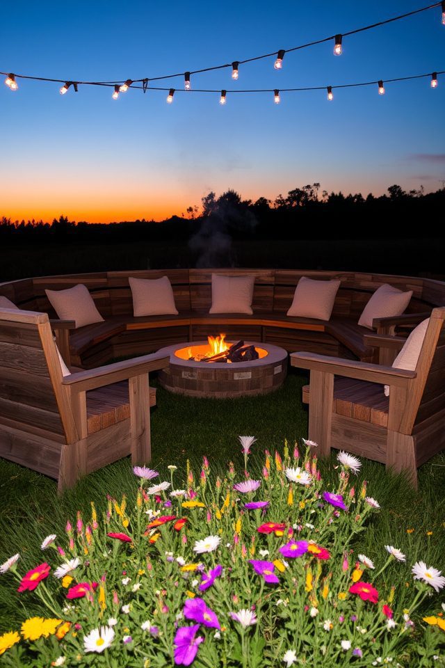 charming outdoor seating option