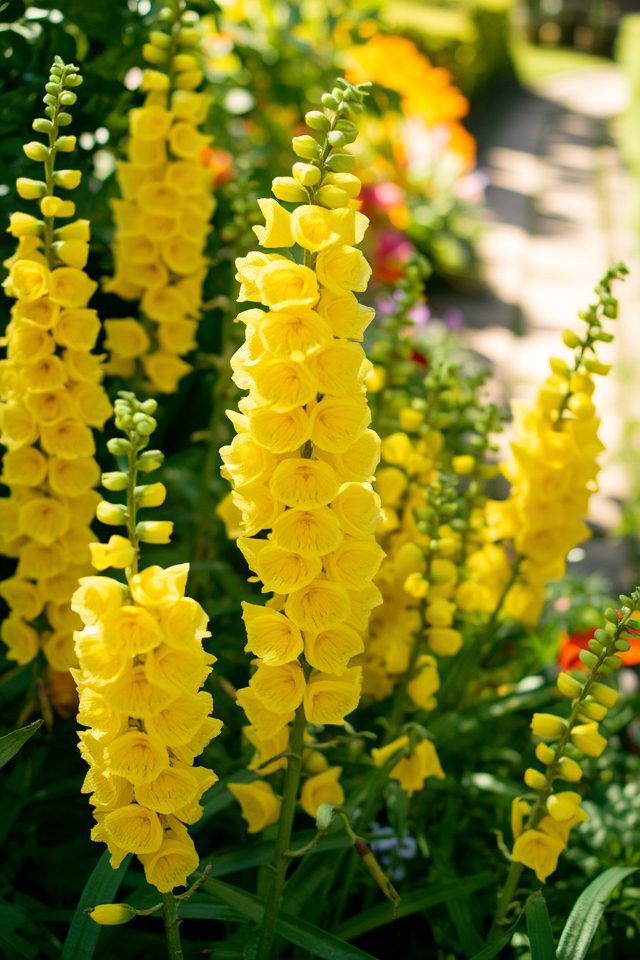cheerful whimsical yellow blooms