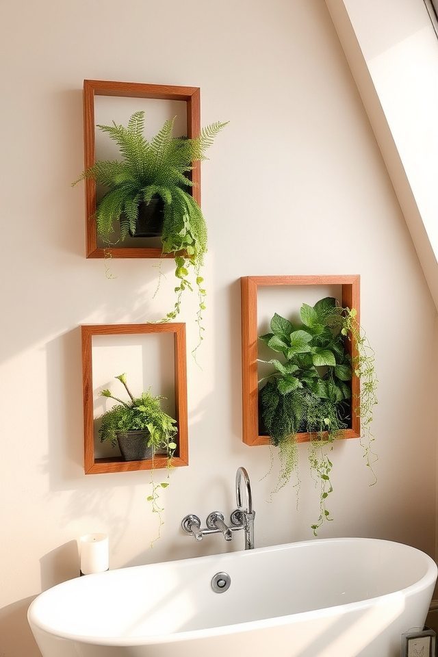 chic vertical greenery decor