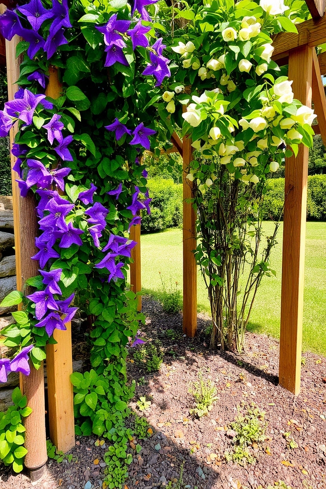 choosing suitable climbing plants
