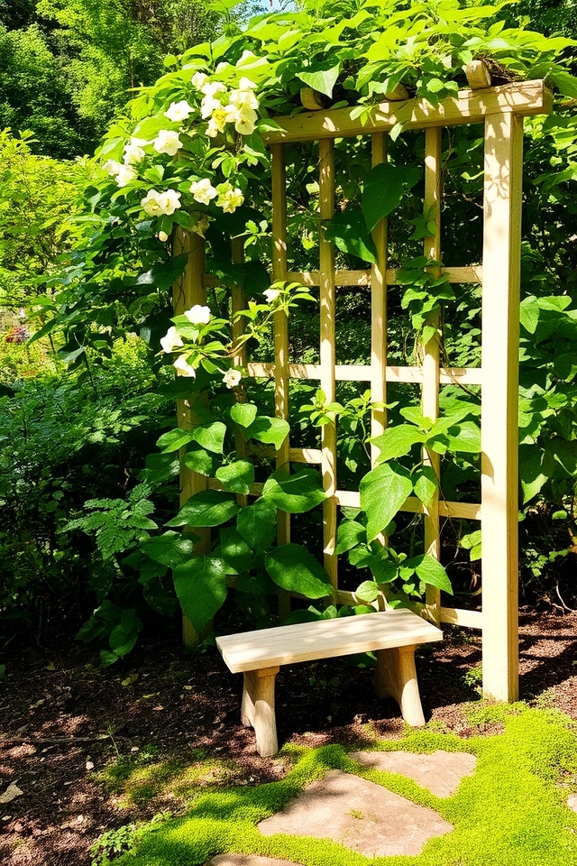 climbing plants low light trellis