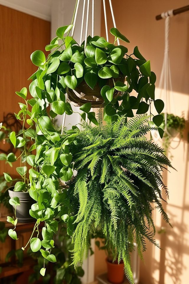 clustered plant display techniques